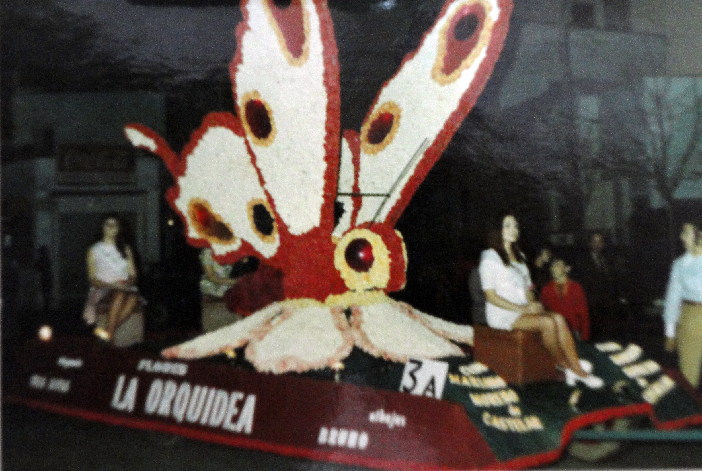 La carroza ganadora, en 1970 del desfile por la Primavera en el centro de la ciudad, fue la de la florería 