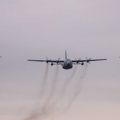 La Fuerza Aérea recibió un nuevo Hércules en El Palomar