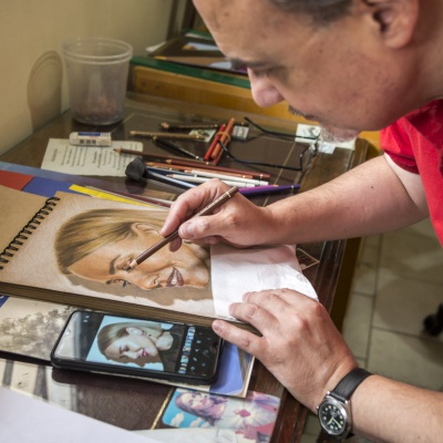 Cristián García Zárate: "El dibujo es alegría para el espíritu"