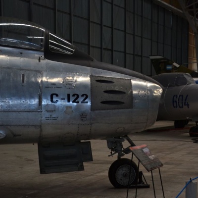 F-86 Sabre y Mig 15.