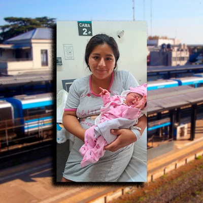 Ferrocarril Sarmiento: Nació una bebé en el andén de Moreno