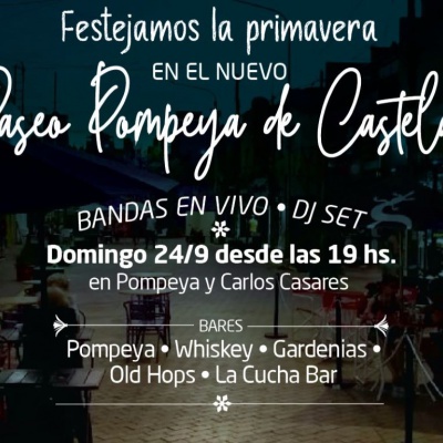 Celebrarán la primavera en la renovada cortada de Castelar