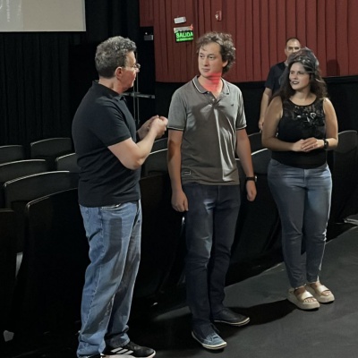 Se prometieron amor eterno en el cine al estilo Frankenstein