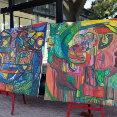 Parque Leloir desbordó de Arte y los vecinos disfrutaron de una mega muestra