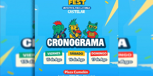 Cronograma completo: Mirá todos los shows que habrá en el Viva Fest