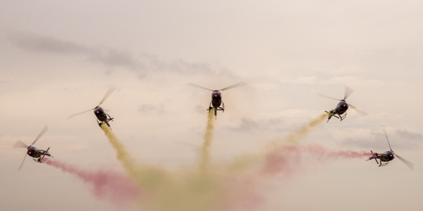 Mir&aacute; las mejores fotos del show a&eacute;reo de la Patrulla Aspa