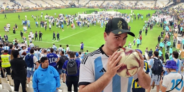 Hist&oacute;rico: La pelota de la final del Mundial que termin&oacute; en Castelar
